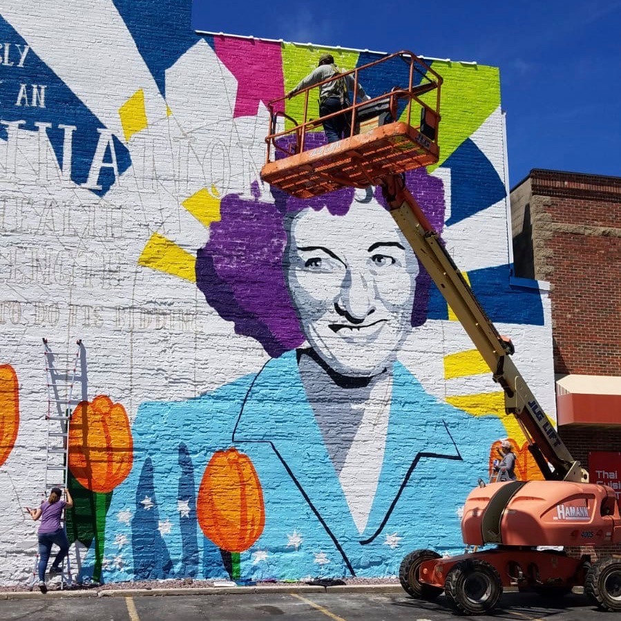 Ruth West Mural