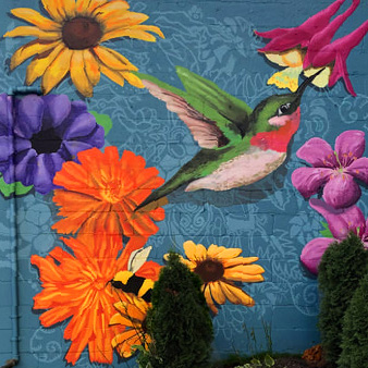 Park of Flowers Mural