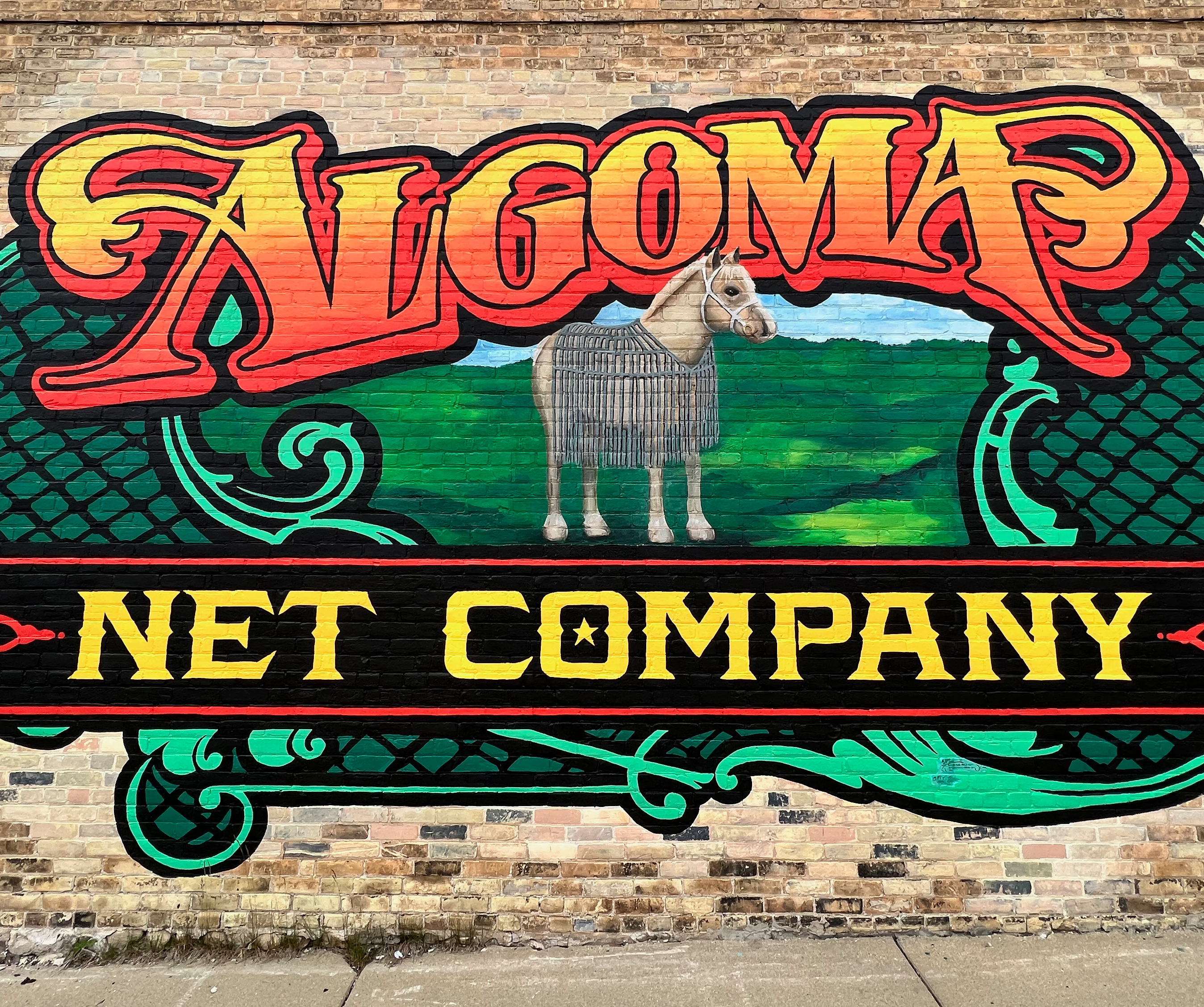 Algoma Net Company Mural Restoration