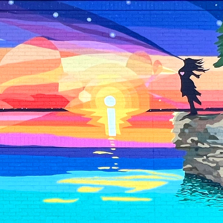 Sturgeon Bay Paint-by-Number Mural