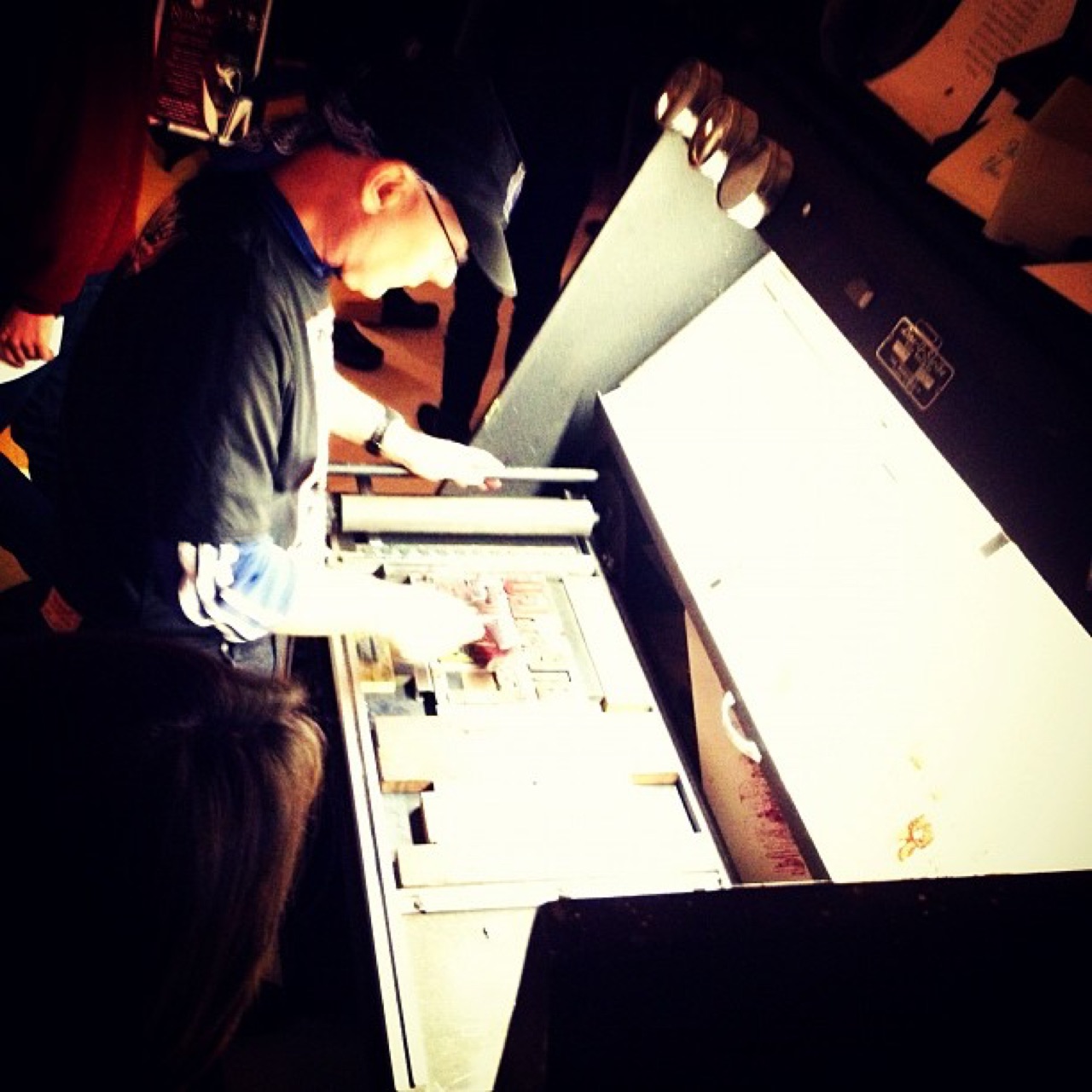 Letterpress printing legupstudio