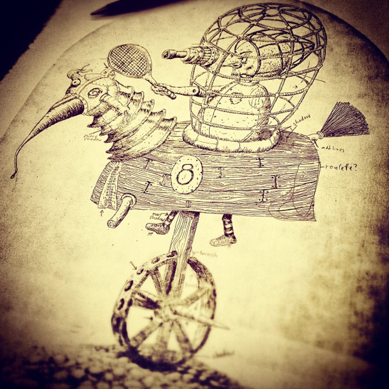 1st state proof of a new copper plate etching in a new series.