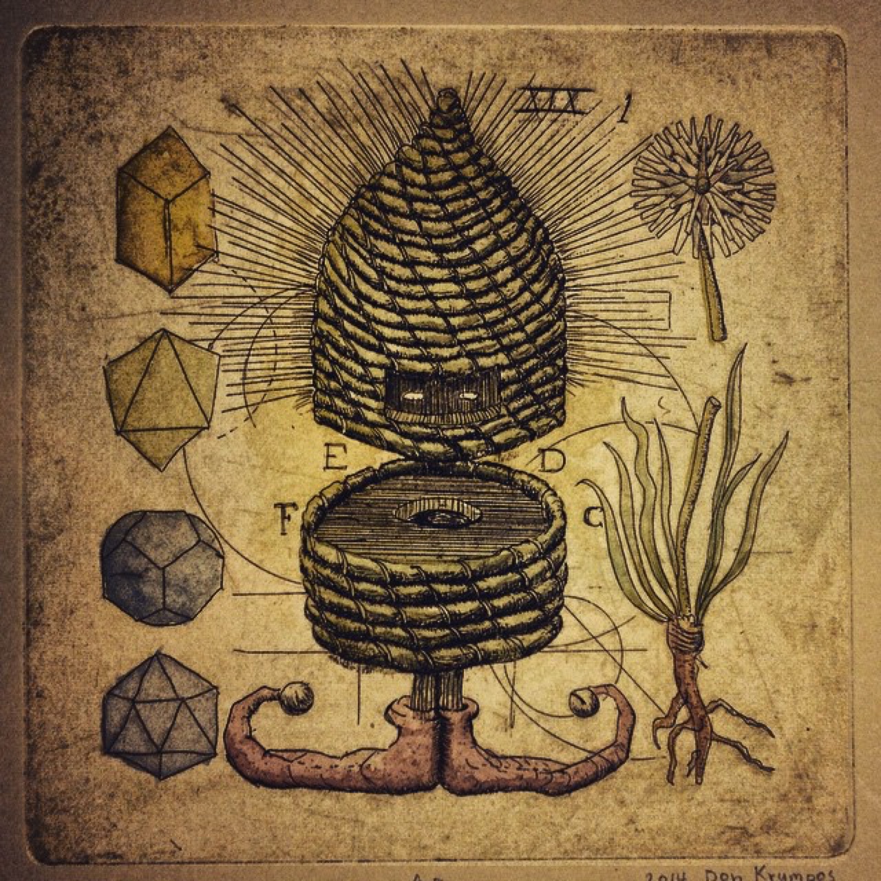 A wee etching