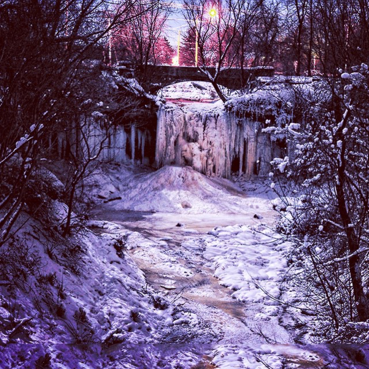 Midwinter memories of a boyhood haunt.