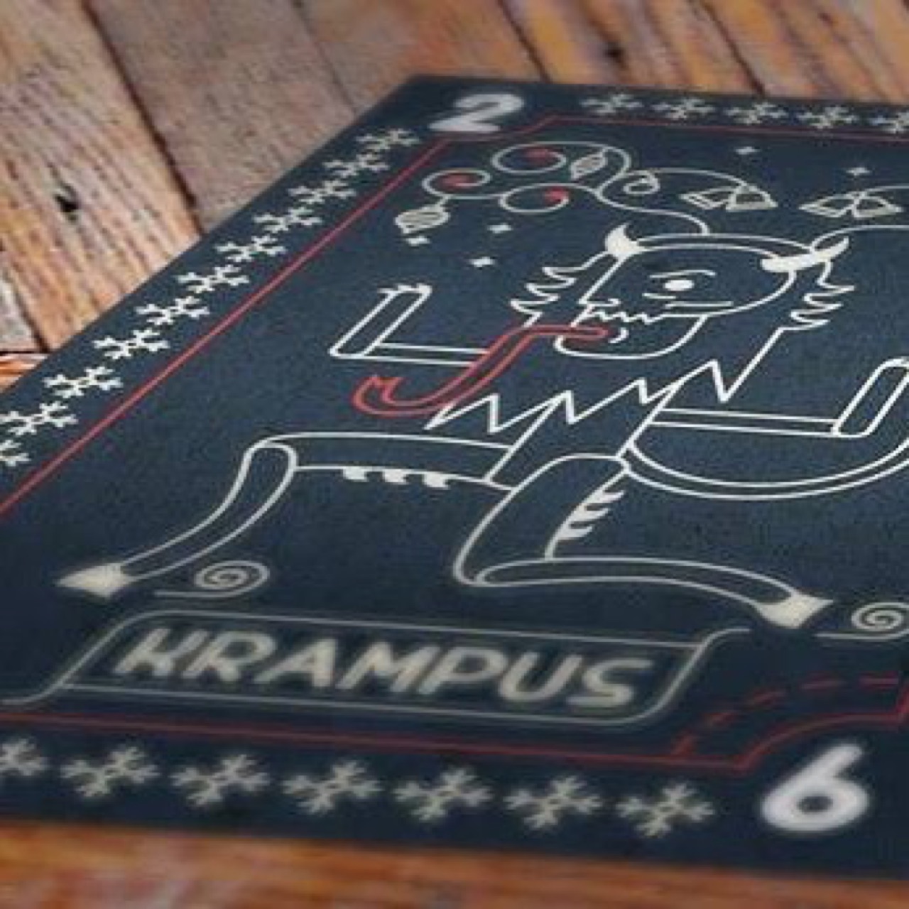 This year's krampuskarten for those who've been naughty.