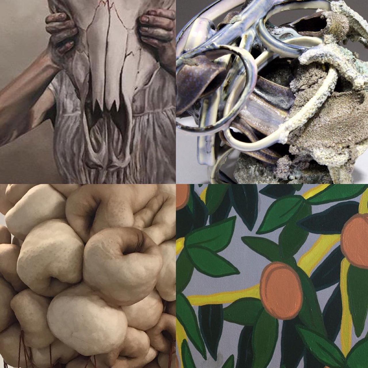 Detail shots of some of the great work you'll see at our opening…