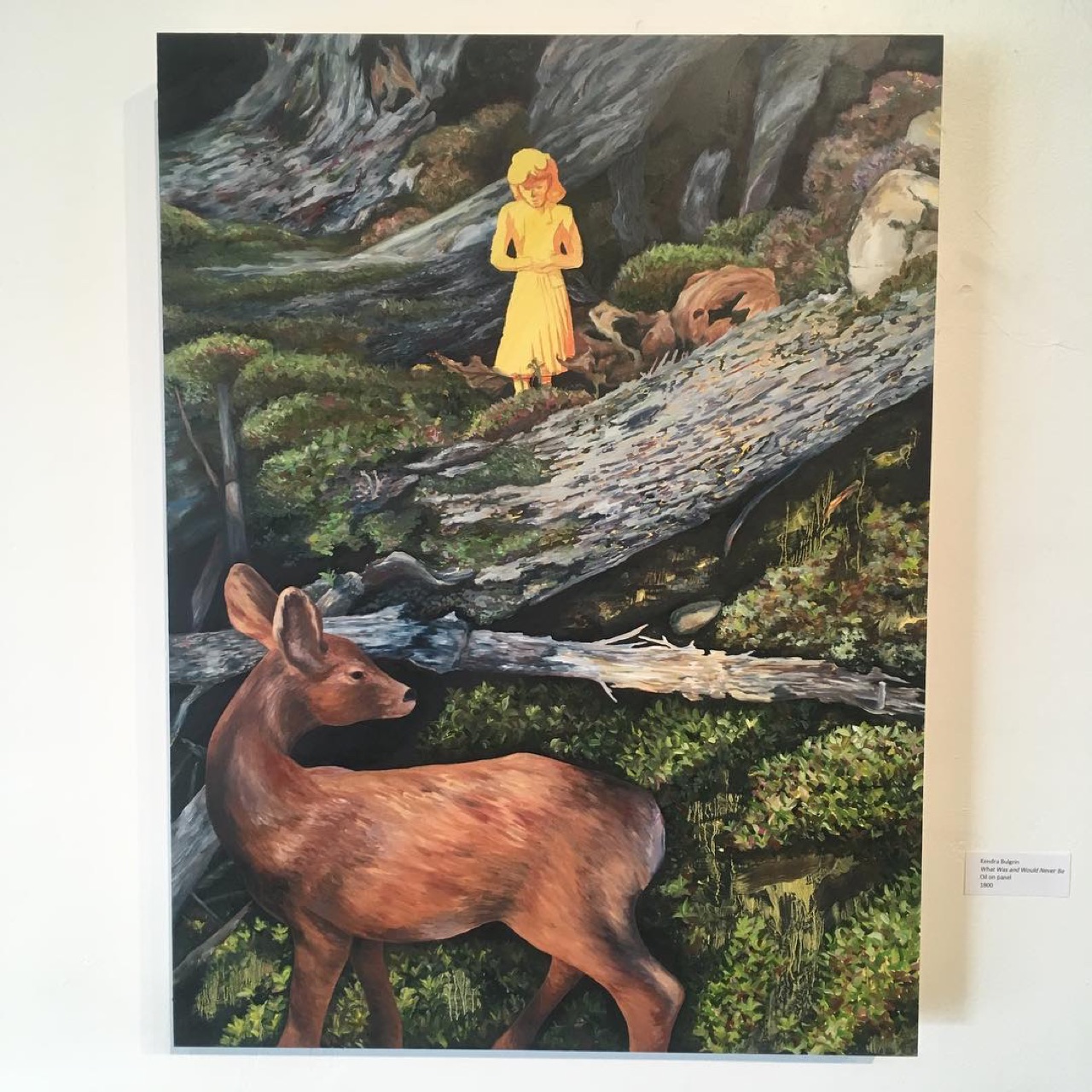 kbulgrin 's "What Was and Would Never Be" Oil on panel Only one more…