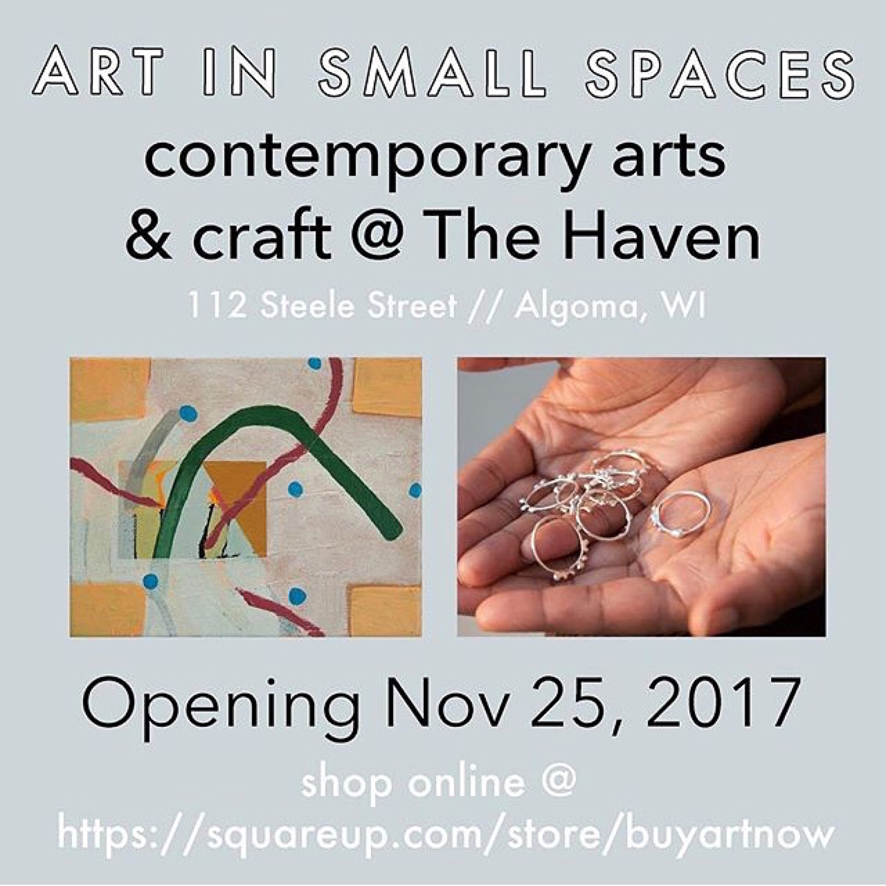 If you’re in Algoma this afternoon, or need to do some holiday shopping…