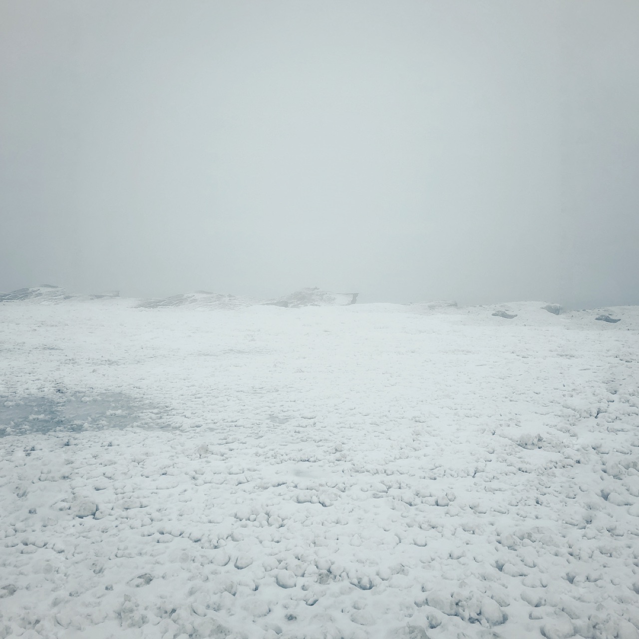 Standing at the edge of the world
