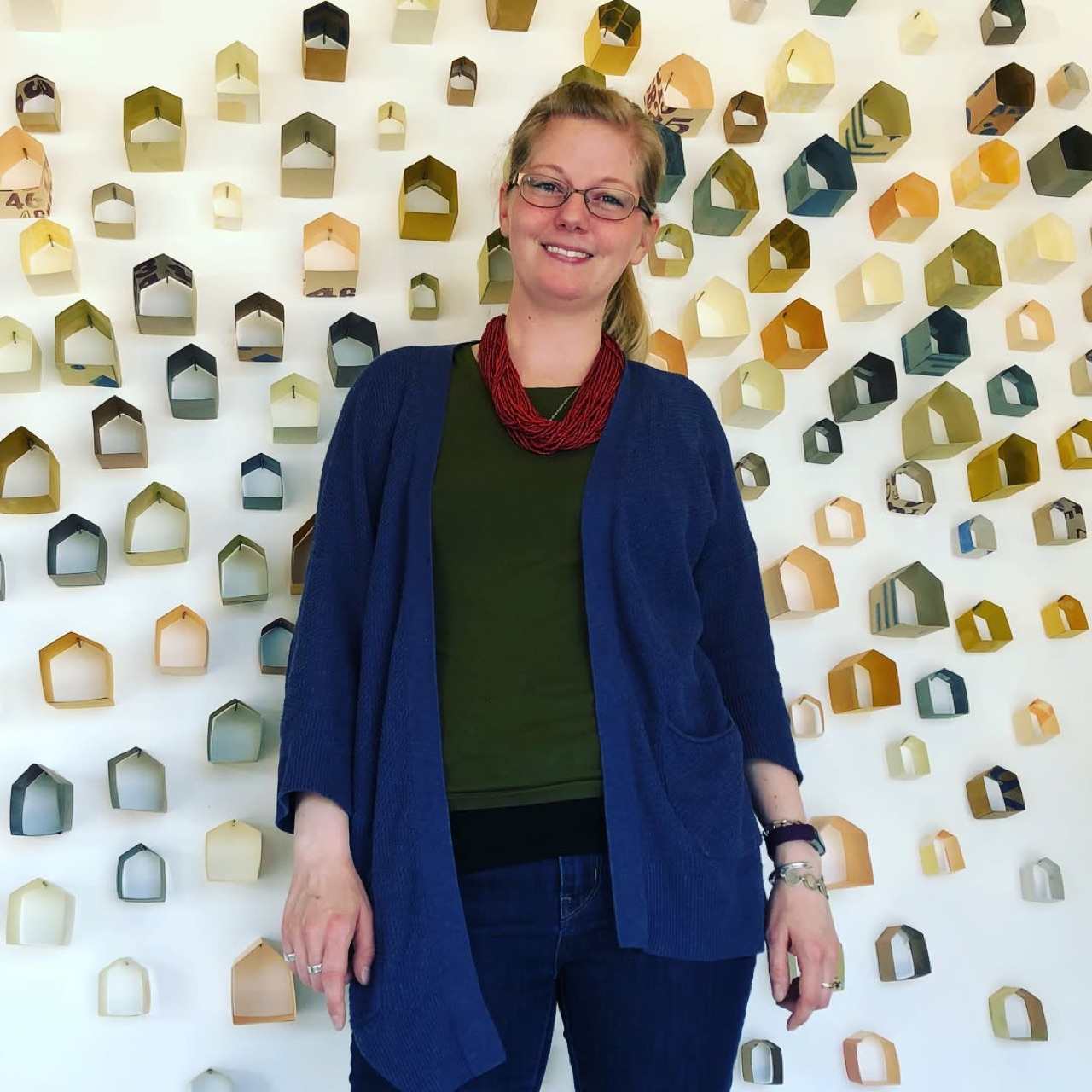 For The Art of Water exhibit the front window space has…