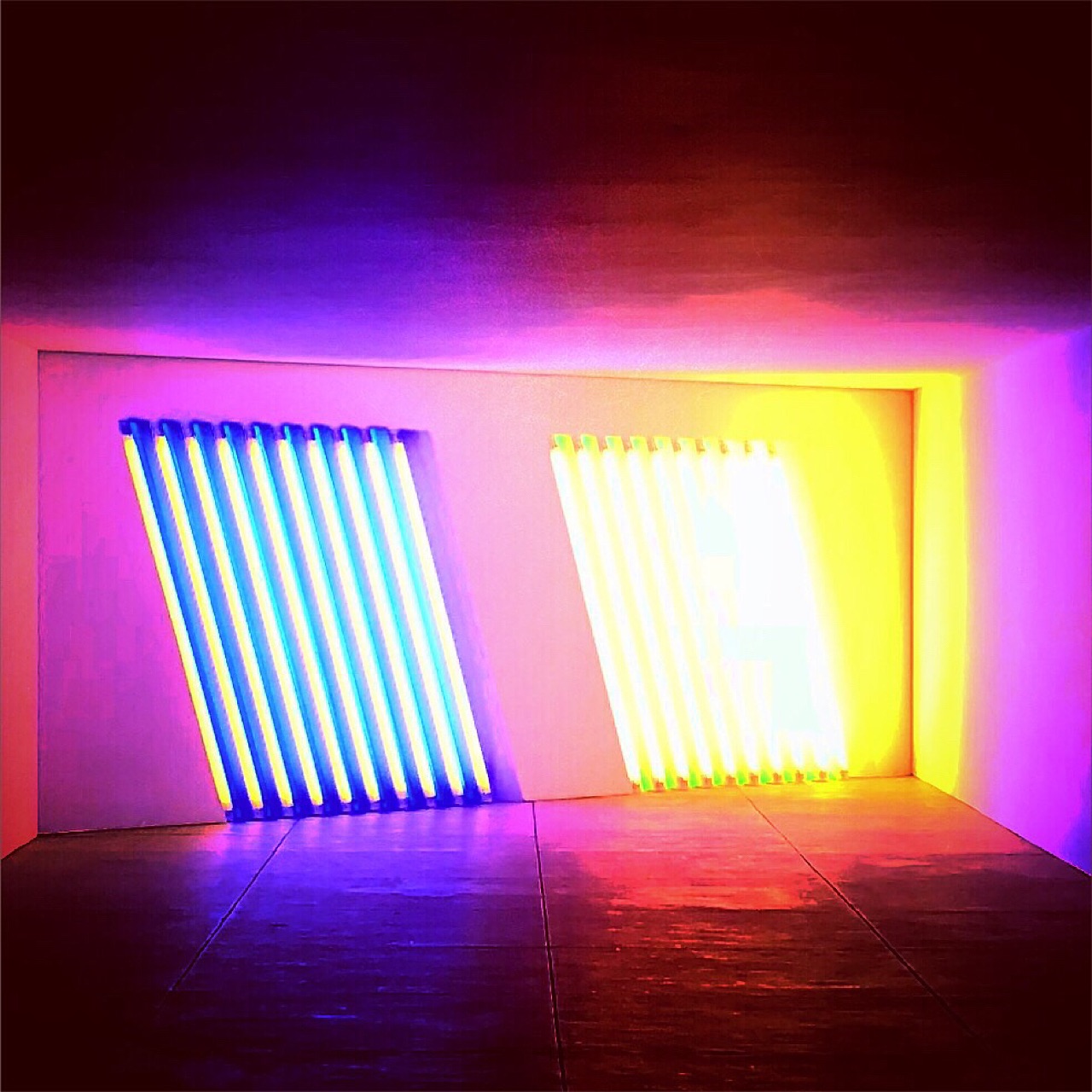There are many old barracks at chinatifoundation full of Dan Flavin…