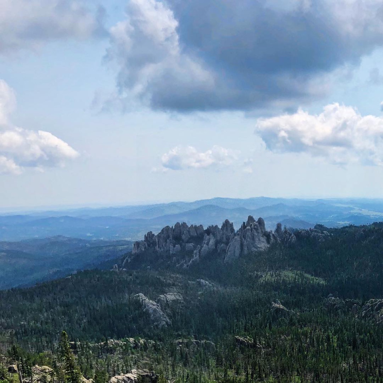 A view from Black Elk Peak in the Black Hills.