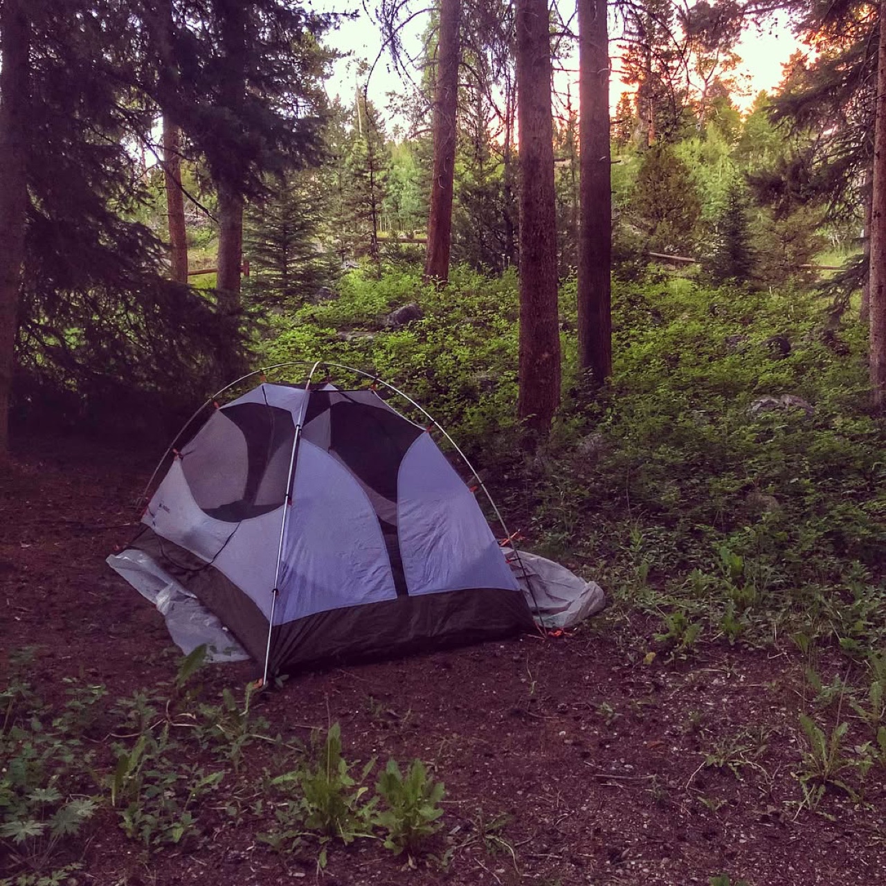 Lake creek campground was a little known gem of a campsite (it is not…