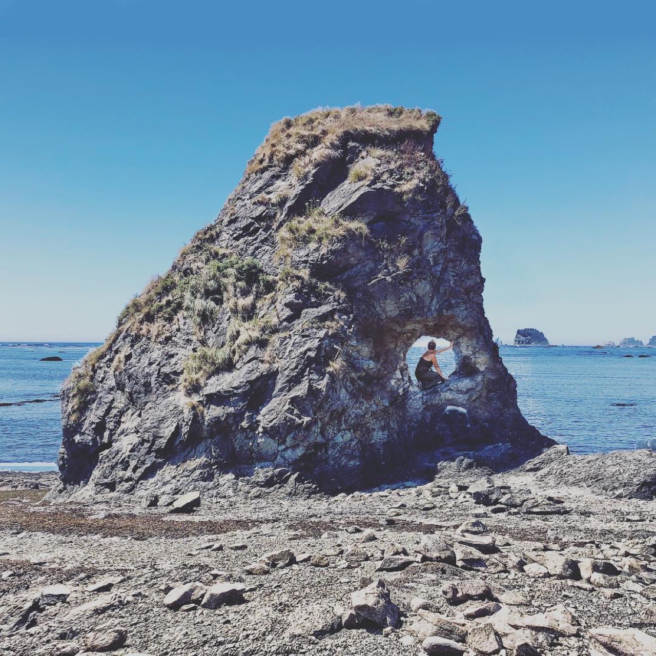 We found a #moongate at the edge of the World.