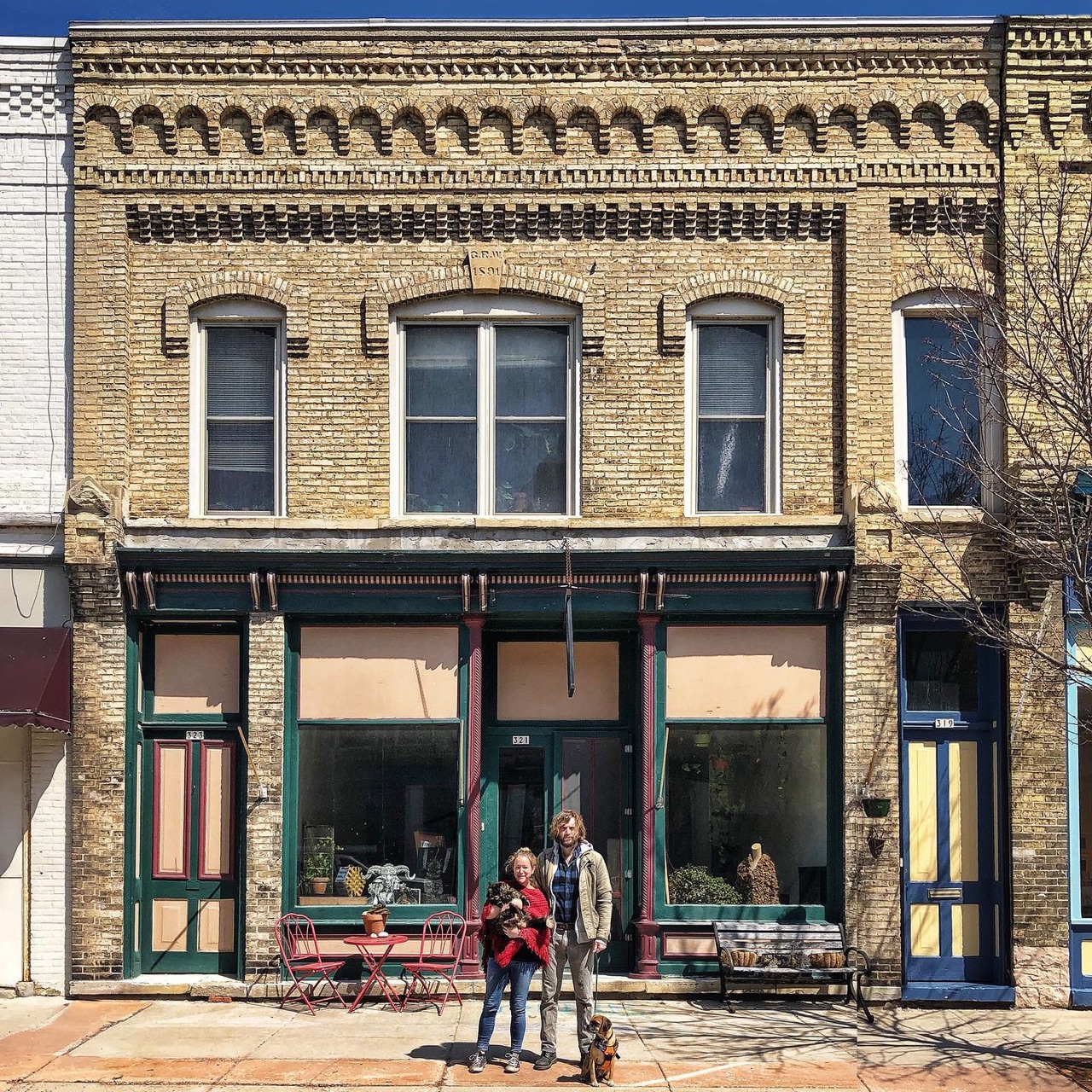 Our new home (and studio and art storefront).