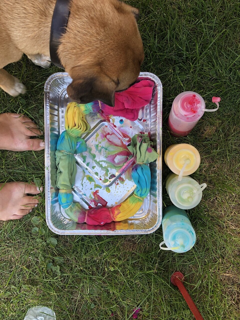 Getting down with our hippy-dippy selves in preparation for Art Slam…