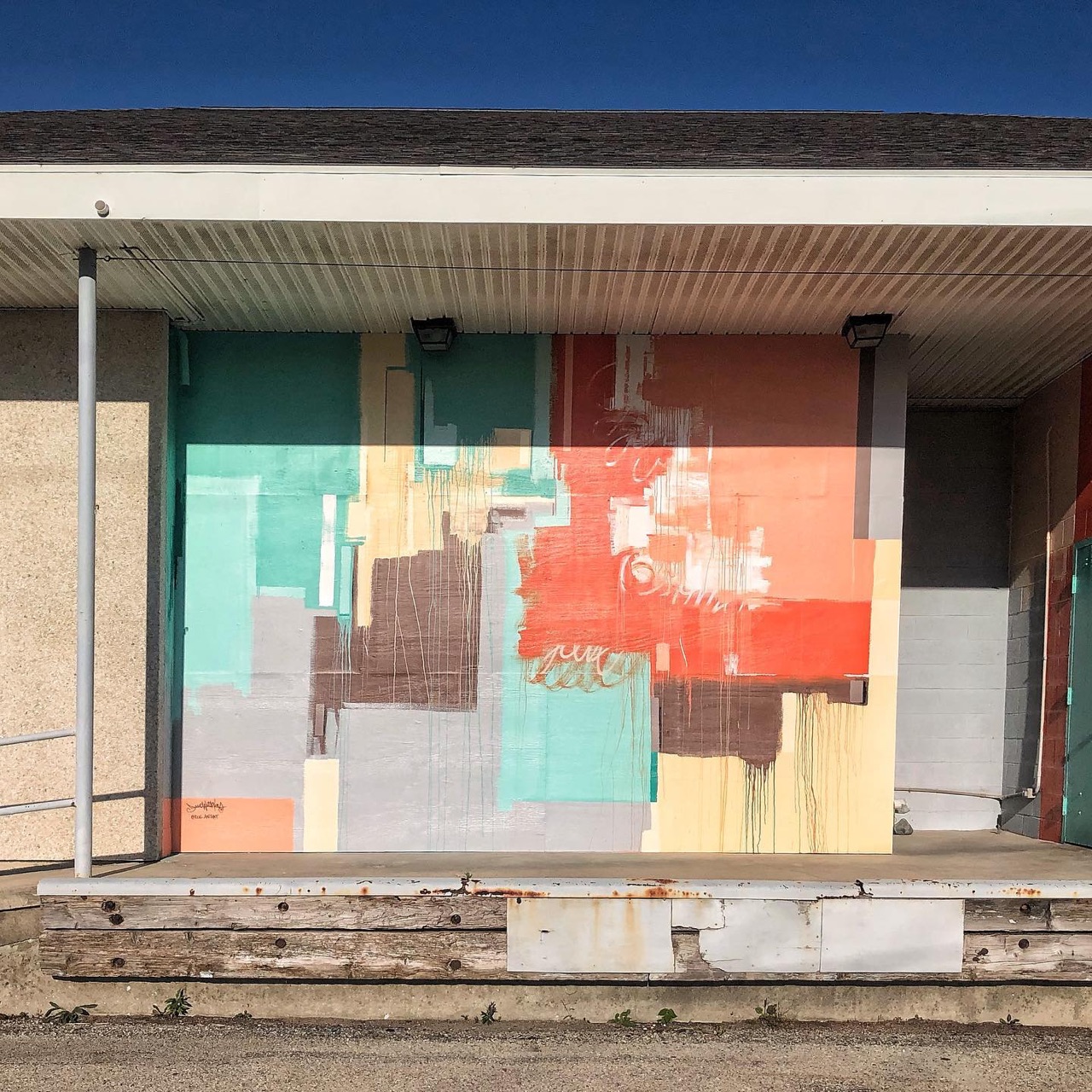 Come see a new #mural in Algoma by real.abstract on the jamesmaynorth…