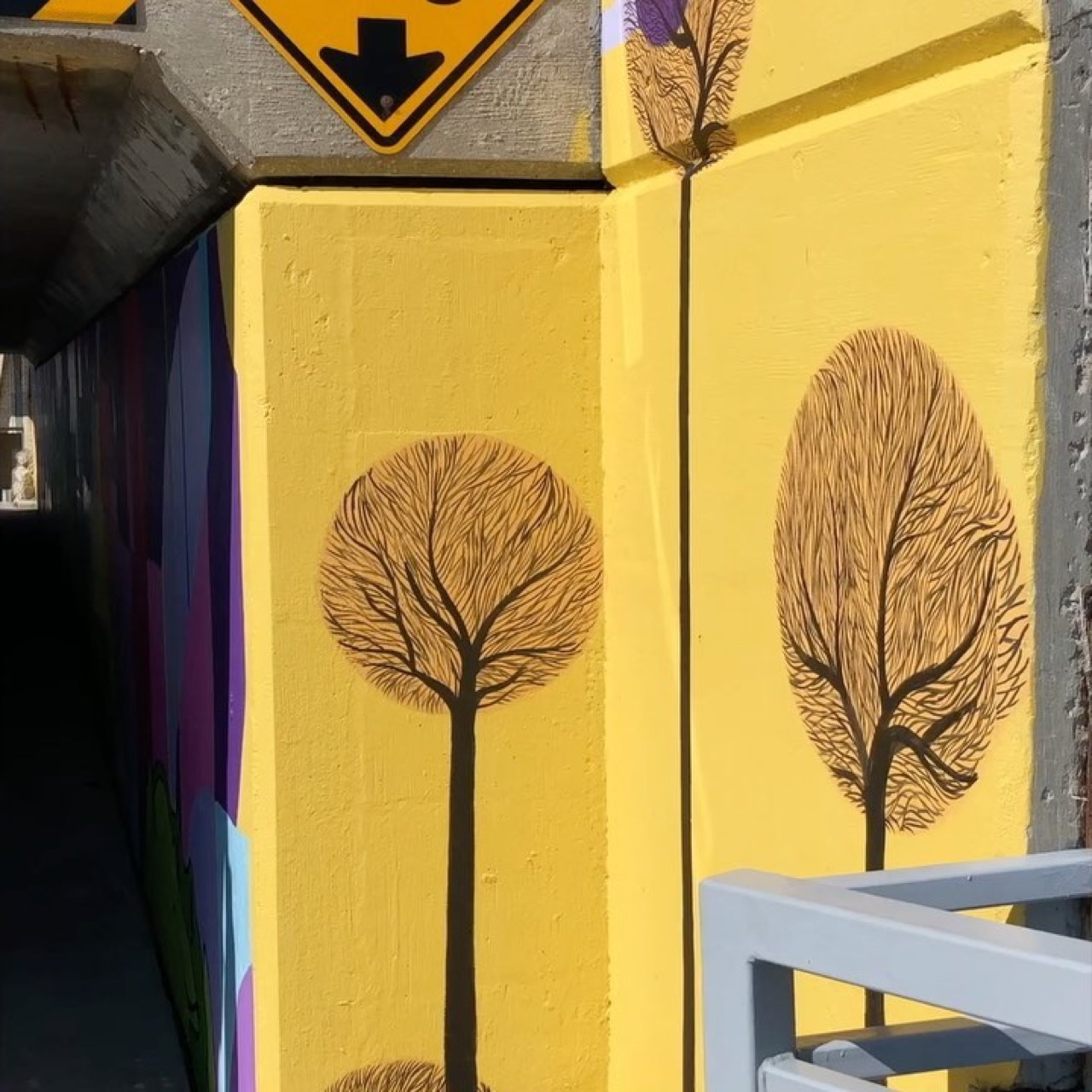 Another successful #paintbynumber #mural painted by over 120 community…