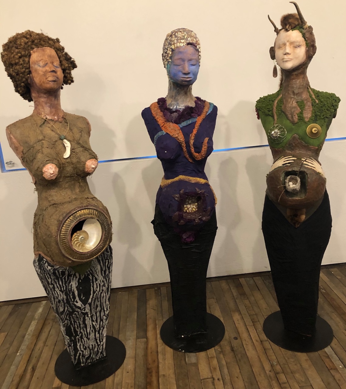 “Imagine if Women Ruled the Earth”- New works just dropped off at The…