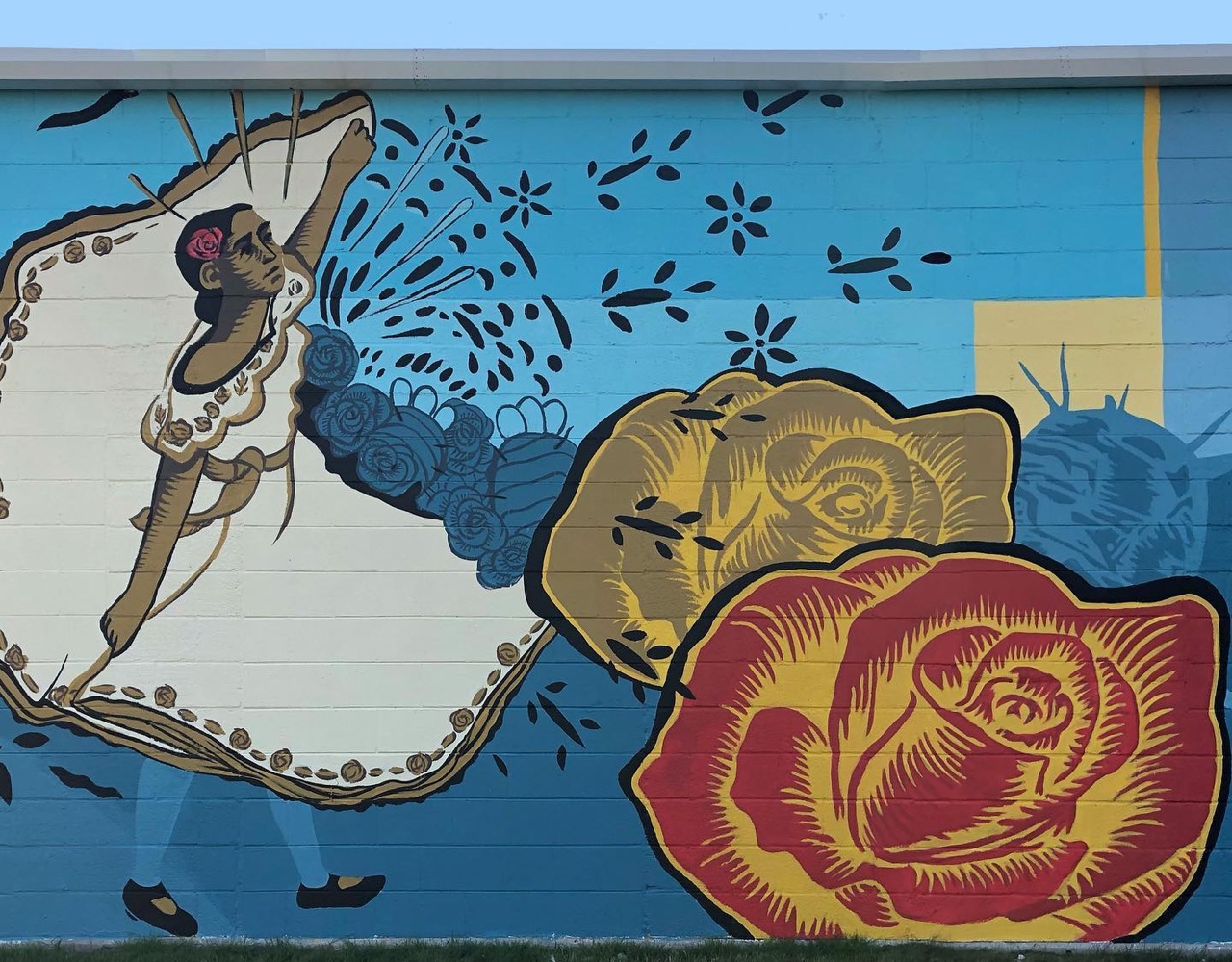 The Art Slam 2020 CommUNITY Mural is complete!