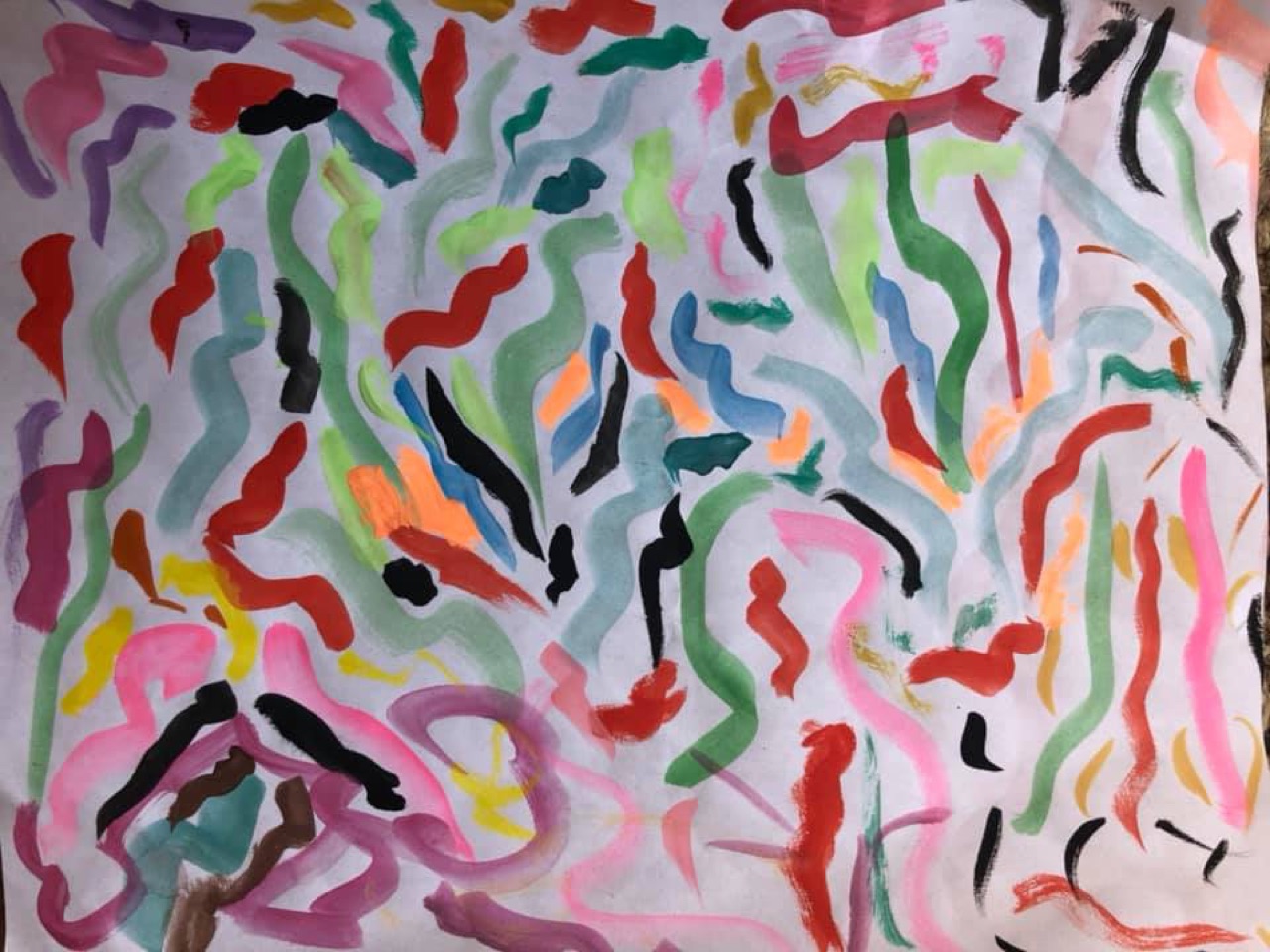 I bought this from a young girl selling art on the sidewalk outside of…