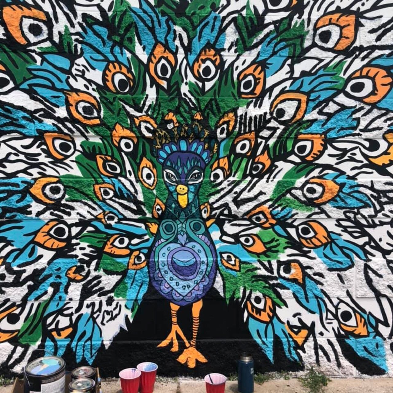 Our latest mural is coming to life in Lincoln Park!