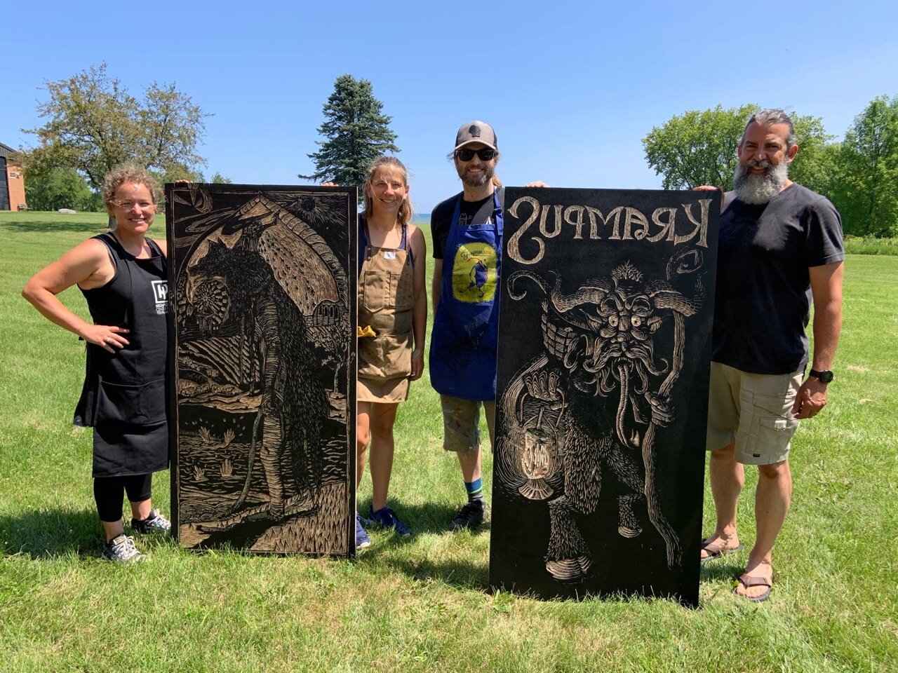 We had a really good time today printing with friends @Really Big…