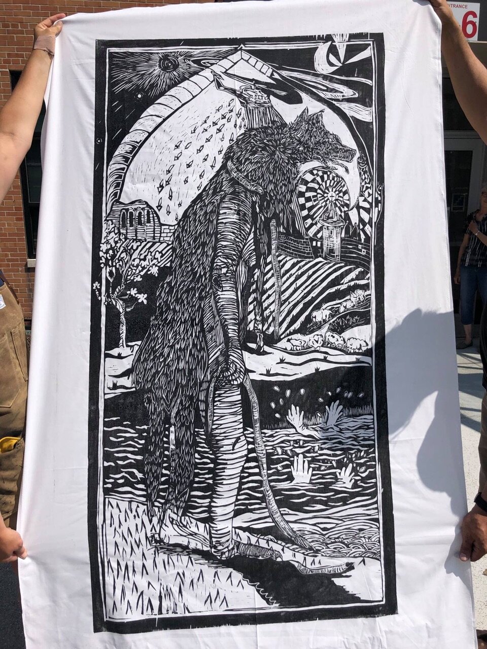 We had a really good time today printing with friends @Really Big…
