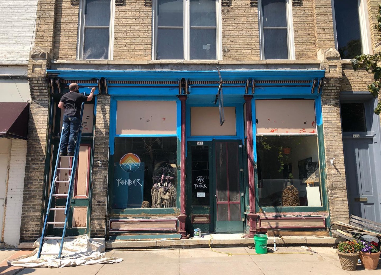 We painted our facade.