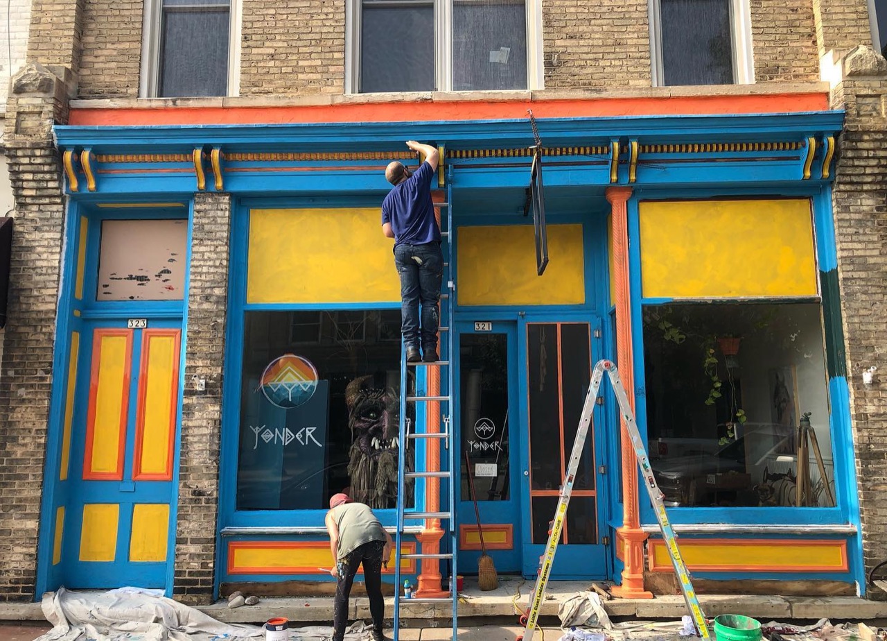 We painted our facade.