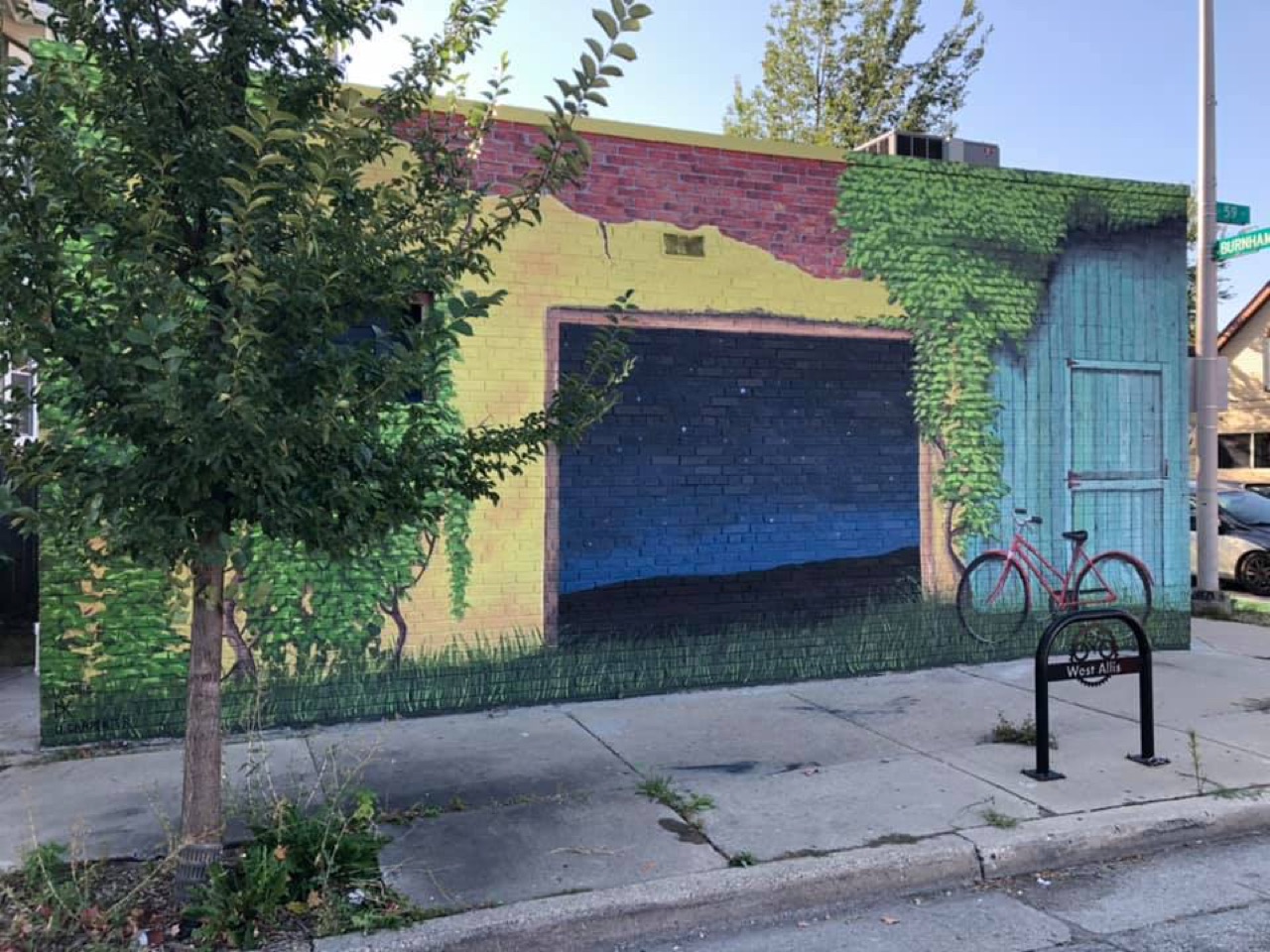 We did a little something different for this mural.