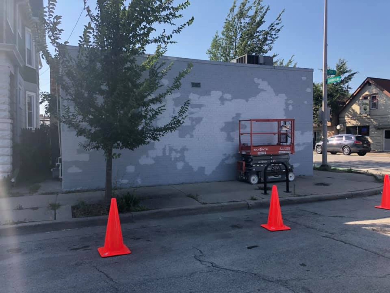 We did a little something different for this mural.