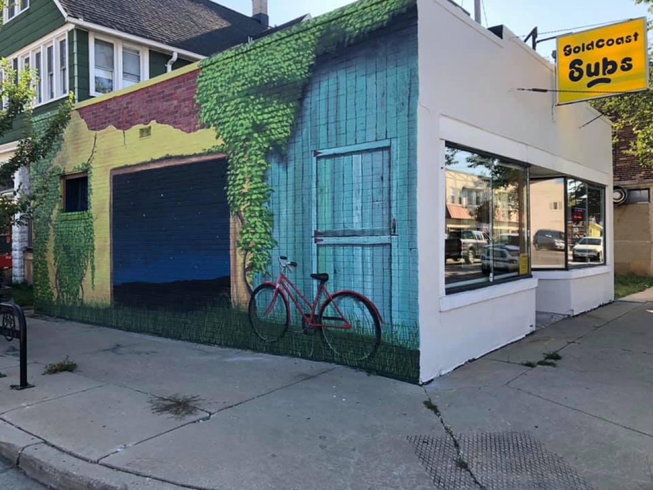 We did a little something different for this mural.