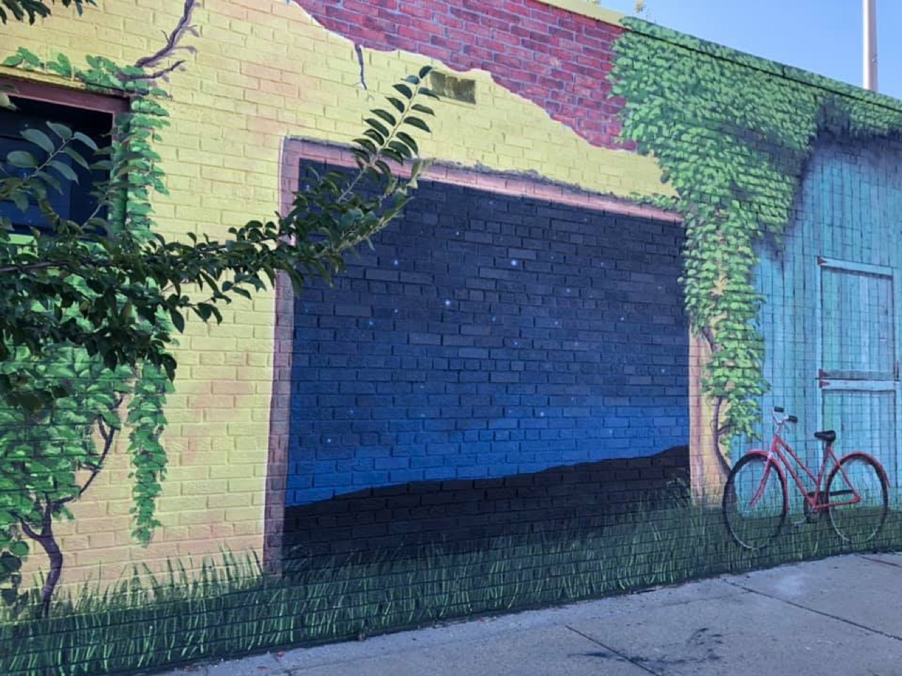 We did a little something different for this mural.