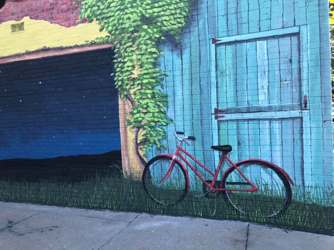 We did a little something different for this mural.