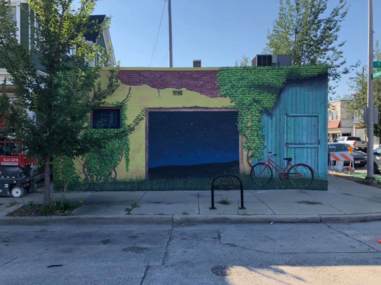 We did a little something different for this mural.