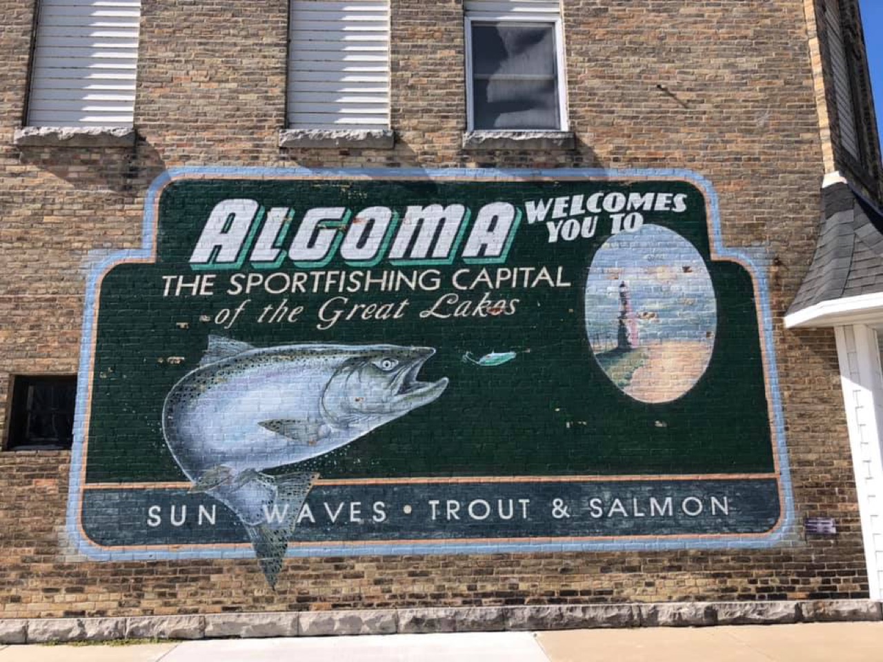 The Algoma Sport Fishing Mural