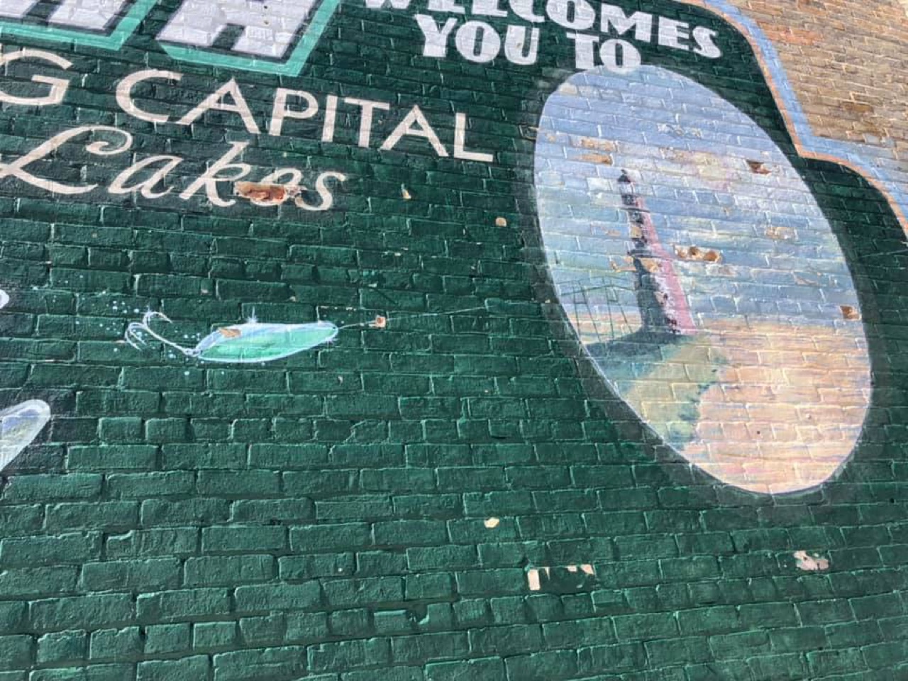 The Algoma Sport Fishing Mural