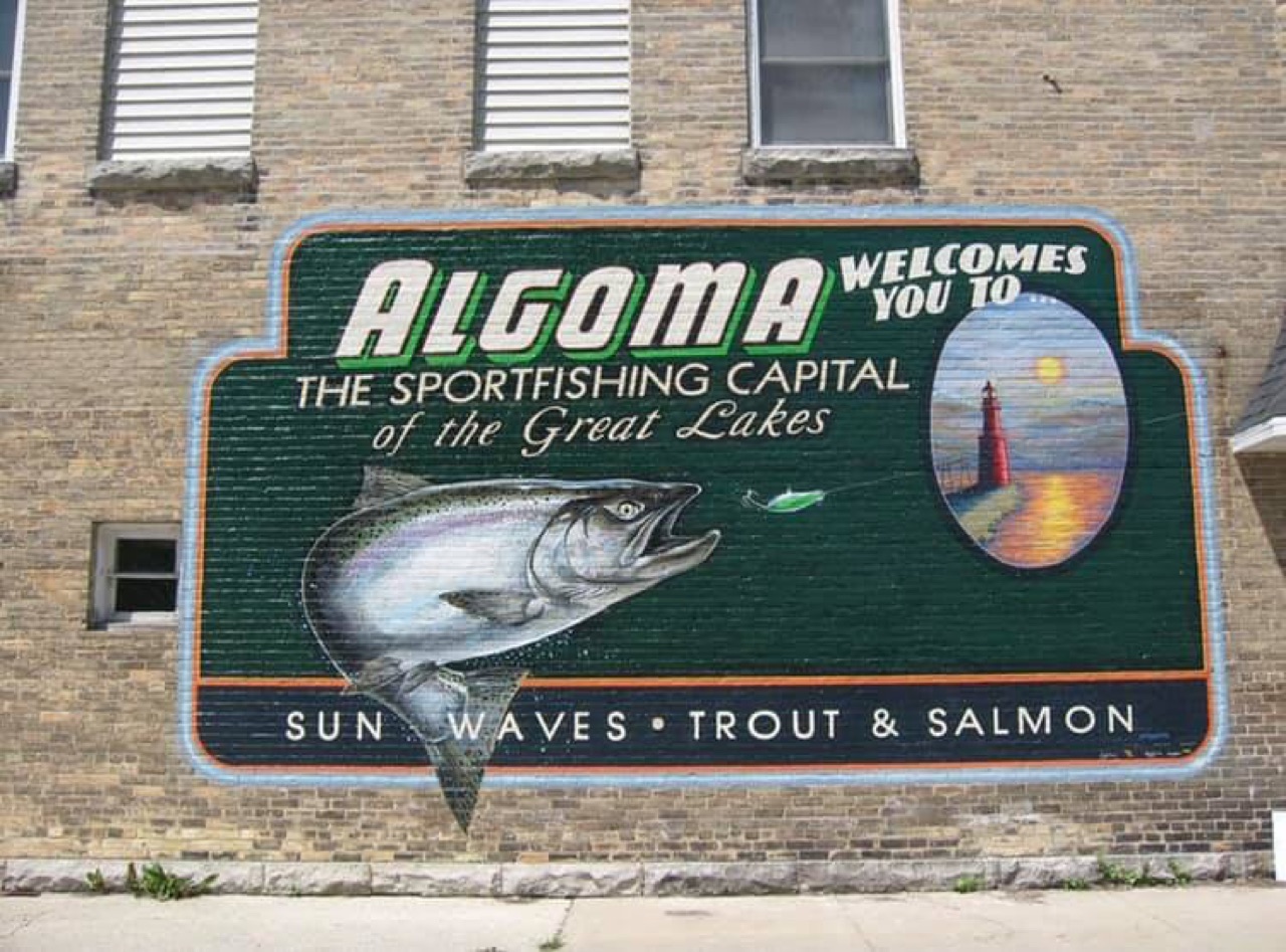 The Algoma Sport Fishing Mural