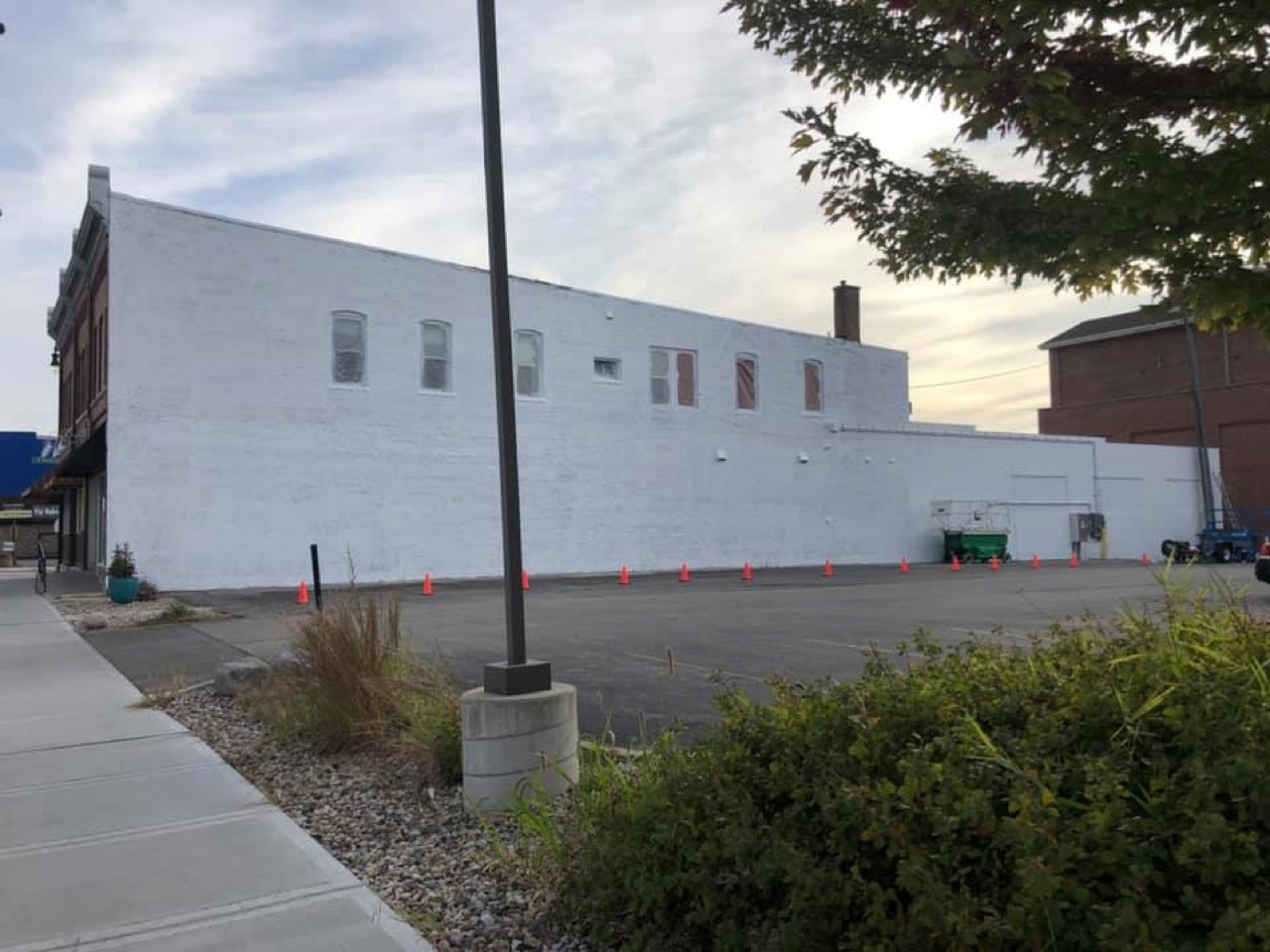 Our largest canvas yet, and in my hometown.