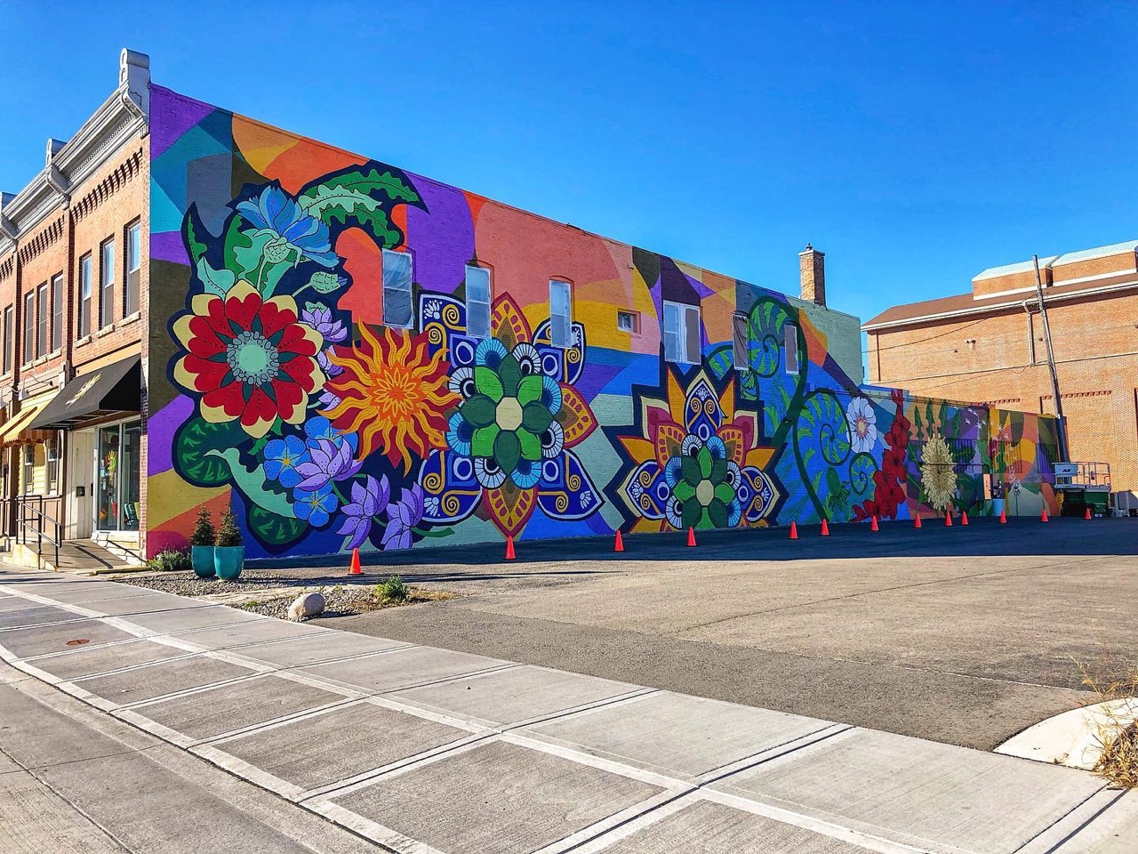 We just finished our largest mural ever in my hometown.
