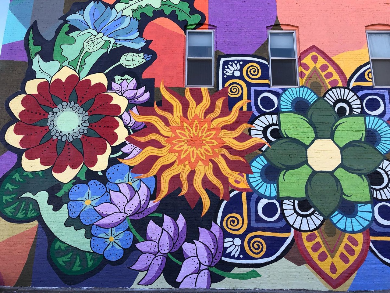 We just finished our largest mural ever in my hometown.