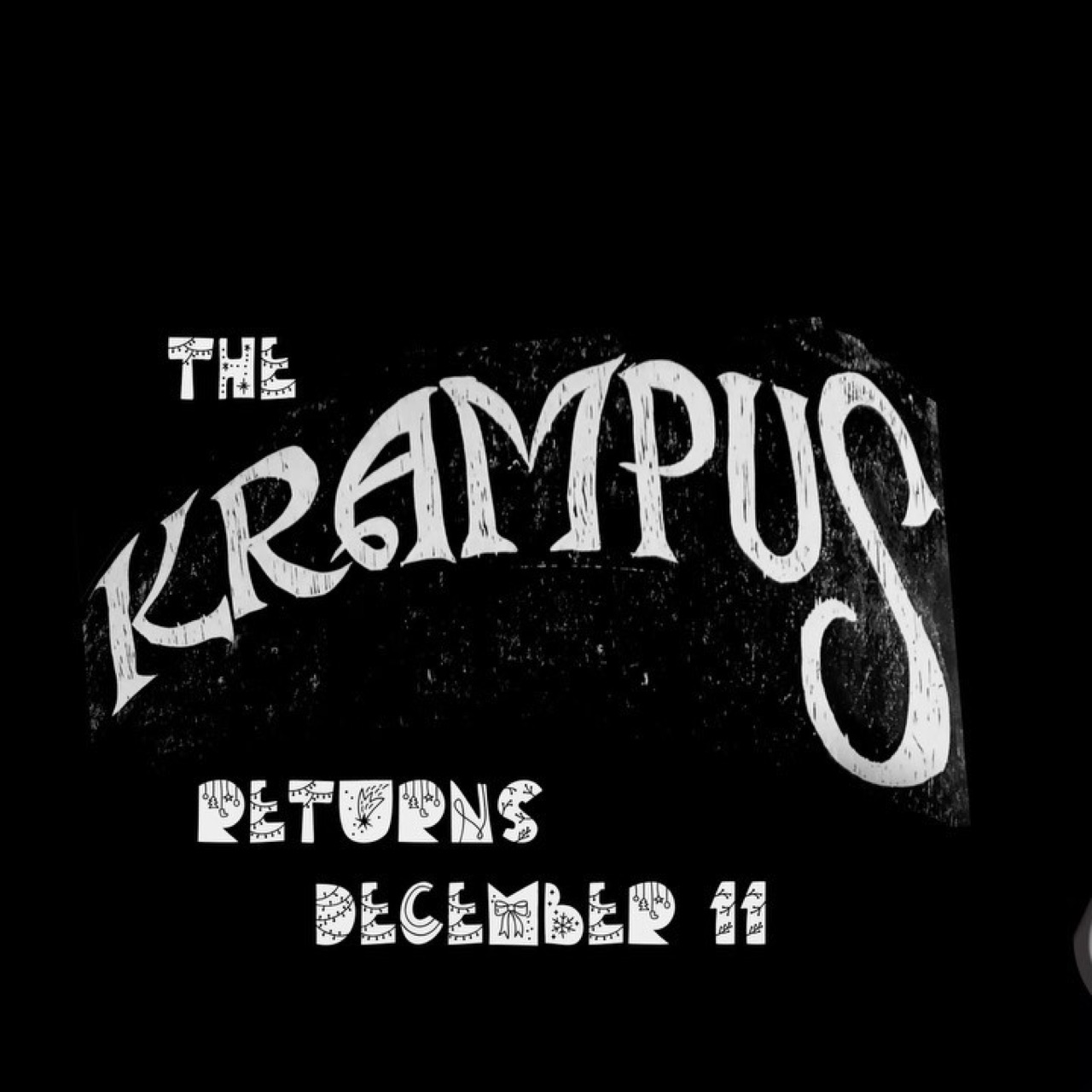 The Krampus puppet performance comes to Yonder on December 11th.