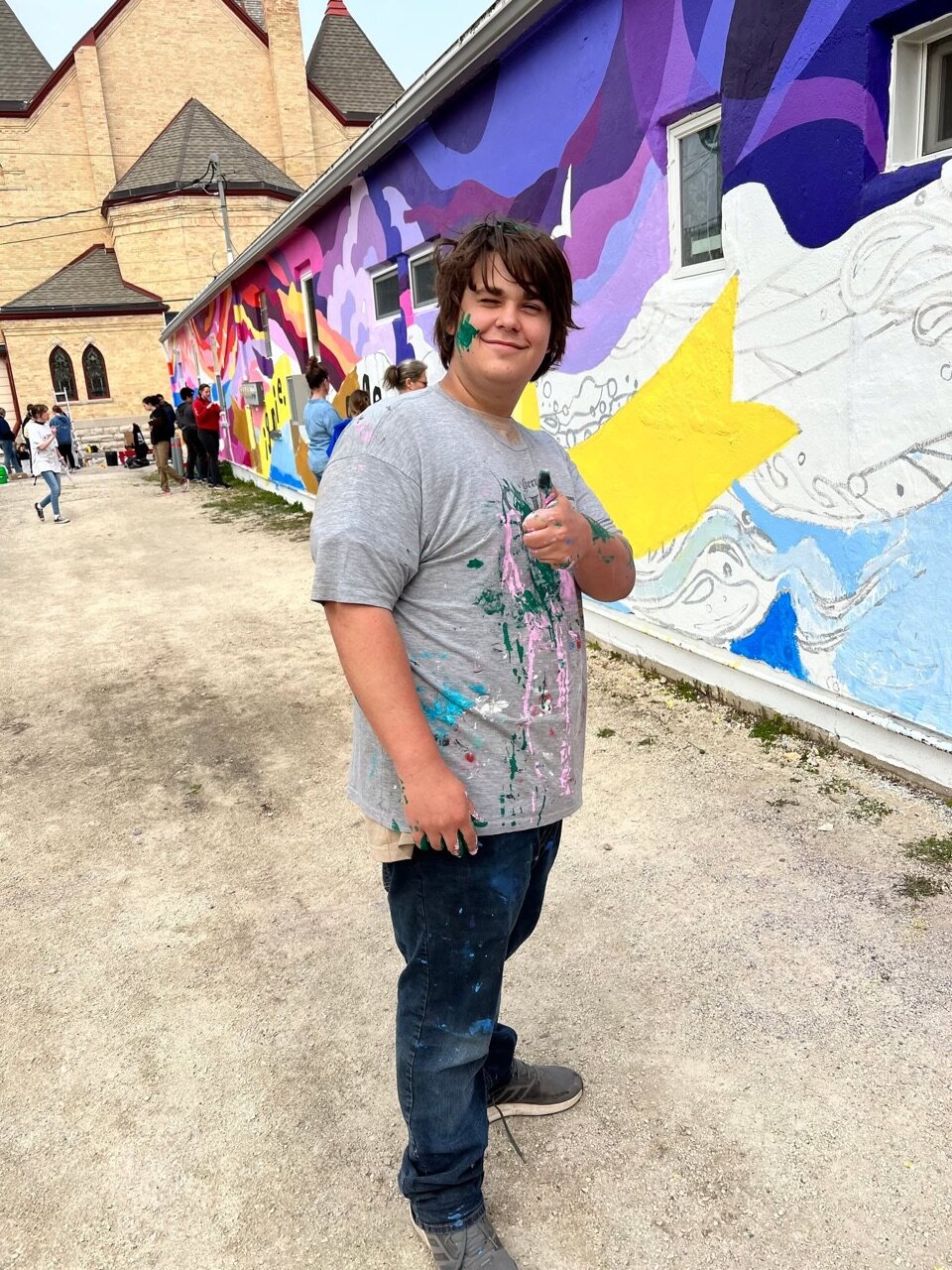Congratulations to the Algoma Venture Academy mural class!