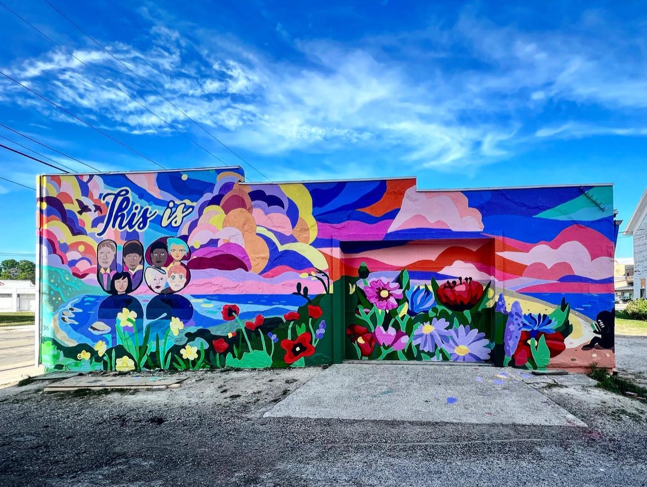 First mural of the season with this awesome collaboration between…