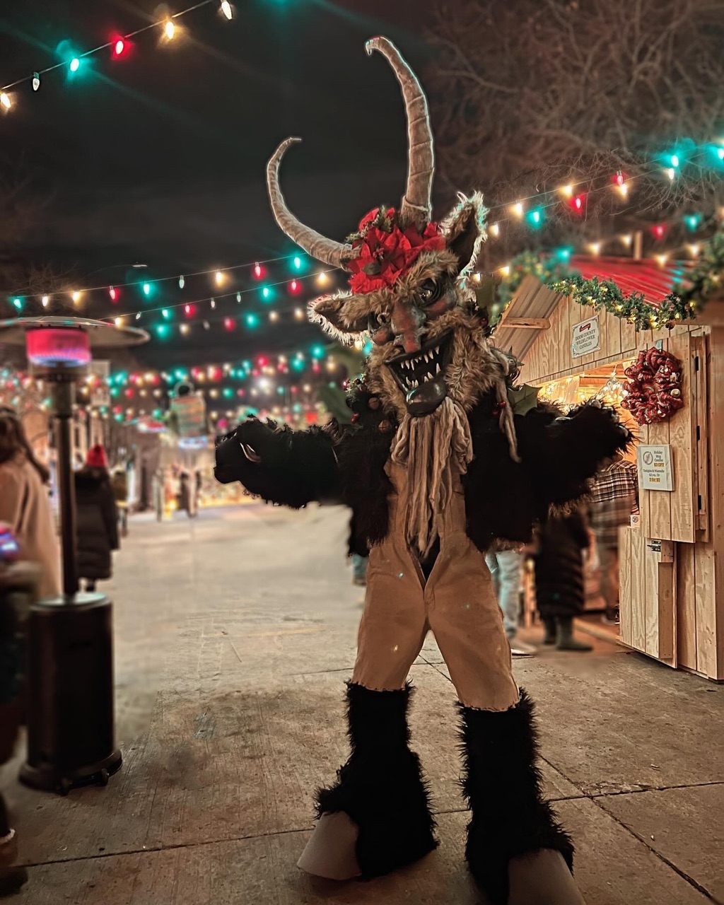 The Krampus of Yonder was at the Broadway beonbroadway Green Bay…