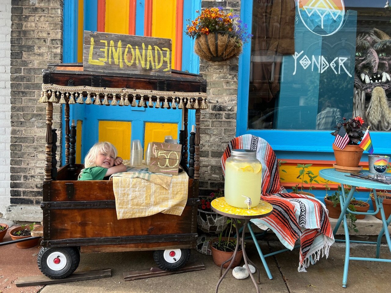 We’ve got lemonade, rainbows and art in Algoma tonight from 5-8 pm.