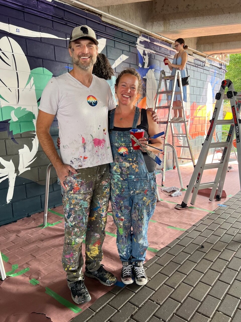 This mural is a little hard to document.