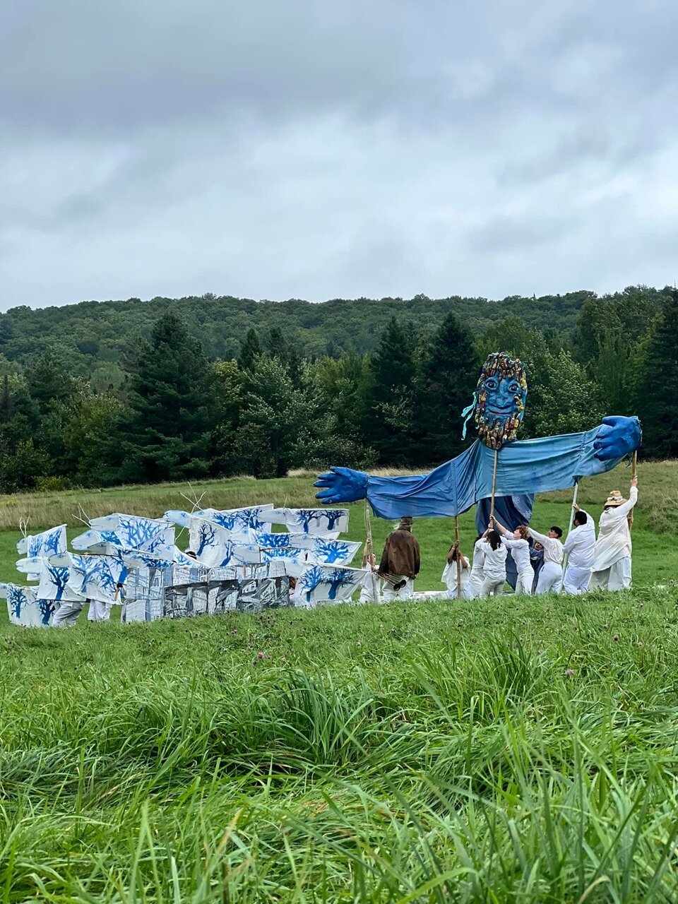 We are returning inspired after a pilgrimage to Bread and Puppet…