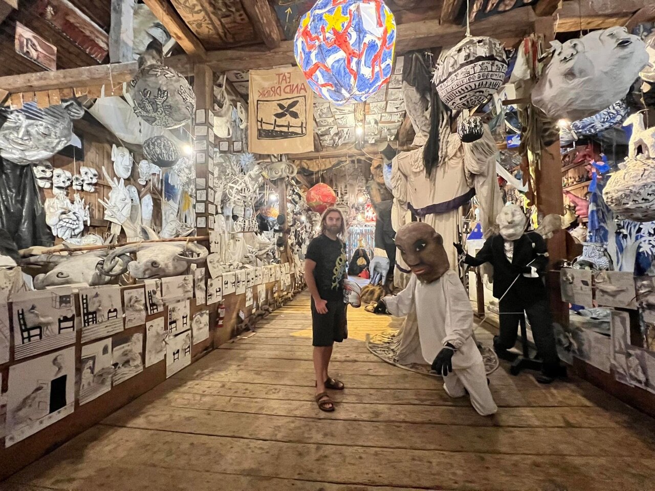 We are returning inspired after a pilgrimage to Bread and Puppet…